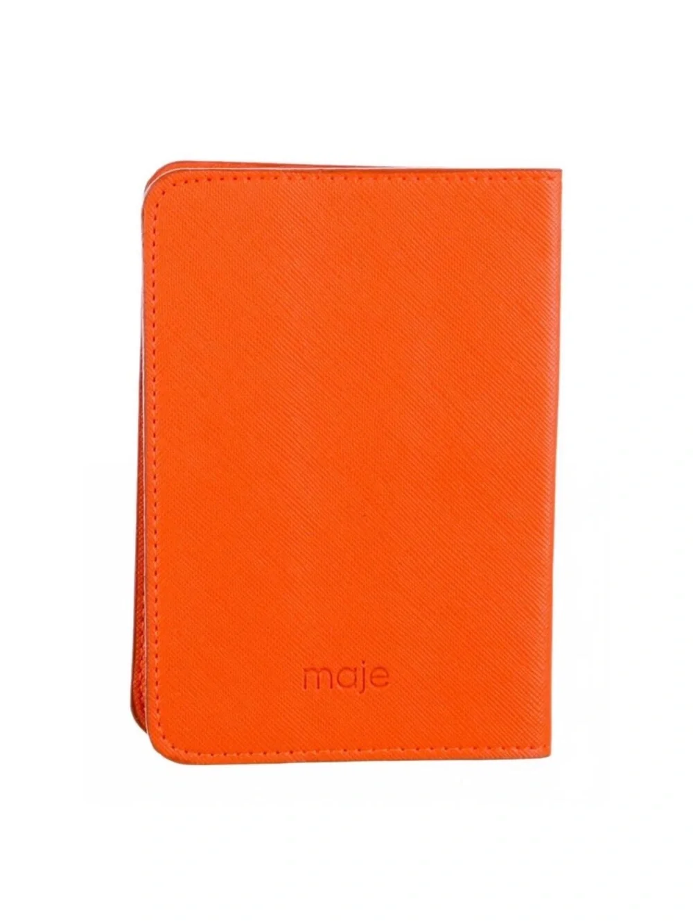 Maje Orange passports hodler/ Case - nwt